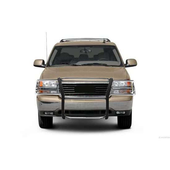 Bumper Guard Modular S/S Black Horse Grille Compatible with 1999-2002 Silverado 1500|00-06 Suburban 1500|2000-2006 Tahoe|00-06 GMC Yukon|2000-2006 GMC Yukon XL 1500-17GT23MSS