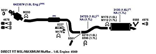 U Clamp AP Exhaust - M112