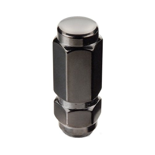 McGard Black 64816 (9/16"-18 Thread Size) Cone Seat Style Lug Nut, (Set of 8), 4 Lug Nuts