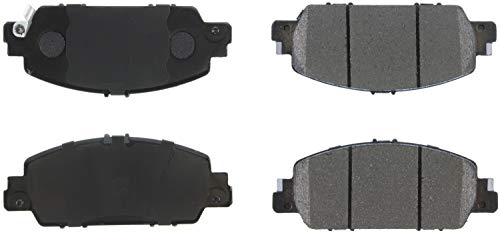 Front StopTech 308.16540 Brake Pads with Shims and Hardware, Black Street