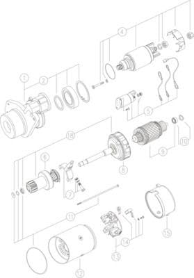 MS286 Mahle Starter