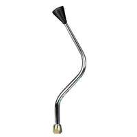Lokar Performance Products Co Shifter Gm Th350 Chrome 16" Bench Bend Lever Hi-Tech Black Knob