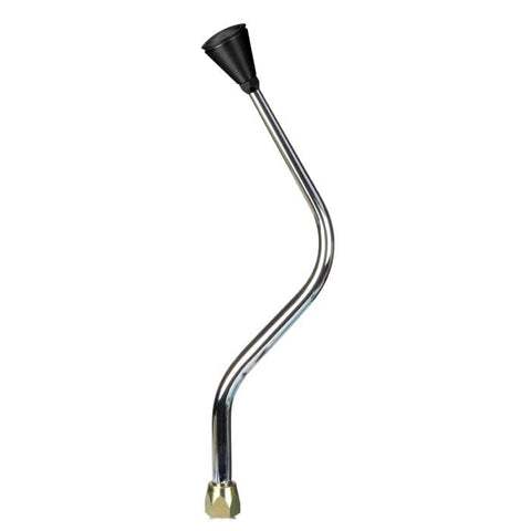Lokar Performance Products Co Shifter Gm Th350 Chrome 16" Bench Bend Lever Hi-Tech Black Knob