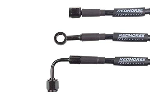 Pre-Assembled Brake Line Redhorse Performance 3302-03-60 (Black), 1 Pack