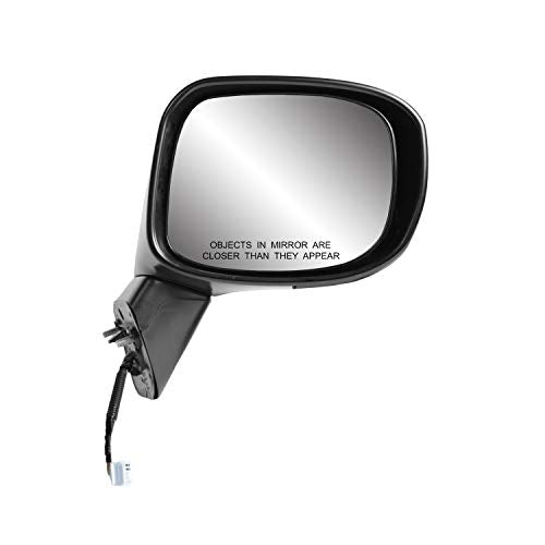 Passenger Side Fit Mirror for HONDA Civic Hybrid, (textured black w/PTM cover, w/turn signal, foldaway), R, P, 63637H
