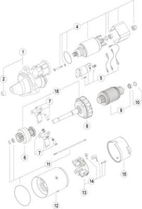 Starter Mahle - MS43