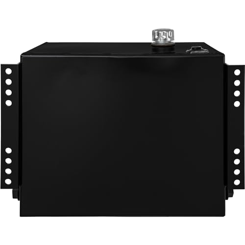 Buyers Products Side Mount SMR30S Steel Hydraulic Reservoir, 30 Gallon, Powder-Coated HRPO Steel, Internally Baffled, Welded Rear Brackets, 2 in. NPT Suction/Return, 1-1/4 in. NPT Return Port