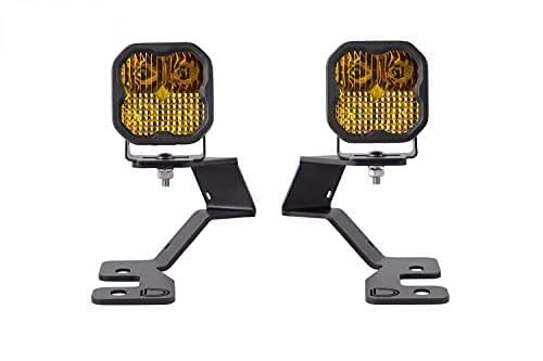 Diode Dynamics SS3 DD7141 LED Ditch Light Kit for 2021 Ford Bronco Sport, Pro Yellow Combo
