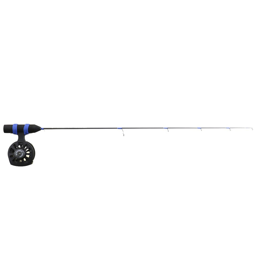 CLAM 28” ML Straight Drop Ice Fishing Combo – Glass Blank, Tapered EVA Handle & Ice-Resistant Guides for Panfish & Walleye