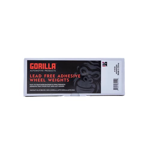 Gor 1 Oz L.P. 32-6 Oz Strips - Black Gorilla Automotive 10012BG