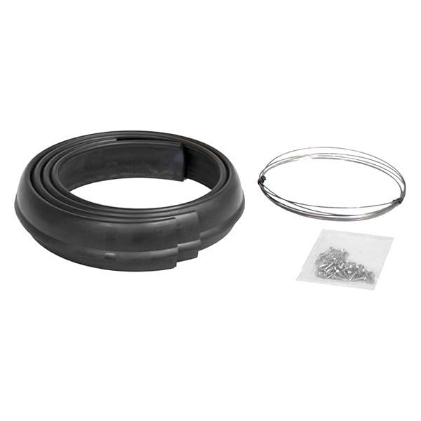 Flexy Flares Pacer Performance 52-191 Black 1-3/4" x 58" Heavy Duty Reinforced Rubber Fender Extension Kit - 2 Piece