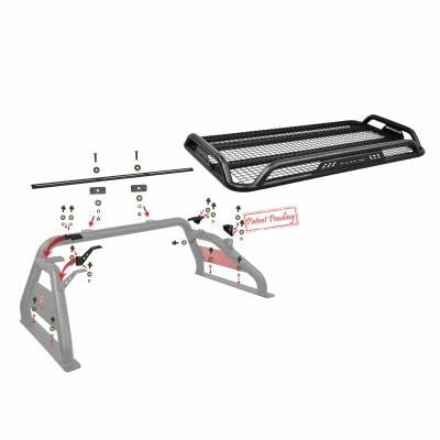 Atlas Roll Bar Black Black Horse Compatible with 2005-2021 Nissan Frontier-ATRB-NIFRB
