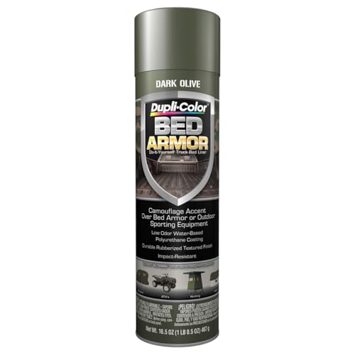 Bed Armor Dupli-Color BAA2020 DIY Truck Bed Liner - Dark Olive - 16.5 oz. Aerosol Can