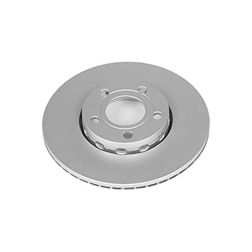 Power Stop Front EBR430EVC Brake Rotor Coated Geomet For Audi A4 1996-2004, Audi A4 2006, Audi A4 Quattro 1996-2006, Audi A6 1995-2001, Audi A6 Quattro 1995-2001, VWPassat 1998-2005 [Model Specific]