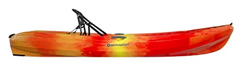 Perception 9.5 Tribe - Recreational Kayak Sit on Top - Large Rear Storage with Tie Downs - 9.5 ft - Sunset