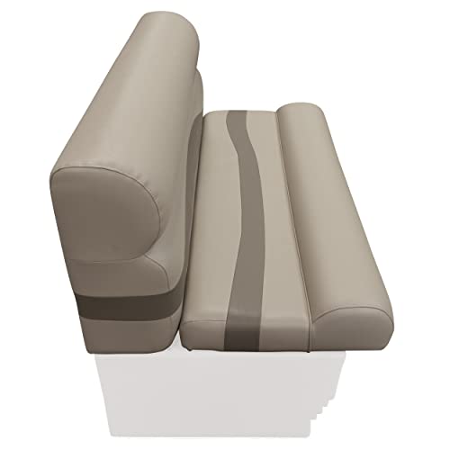 Wise Premier Series BM1145-1749 Pontoon 50" Bench Seat Cushion Set, Mocha Java/Café/Mushroom