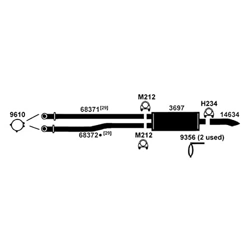 Exhaust Pipe AP Exhaust 28808