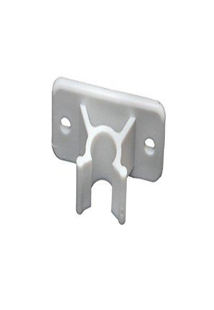 Plastic RV Designer E242 Door Holder, Clip Only, White, 2 Per Pack, Entry Door Hardware