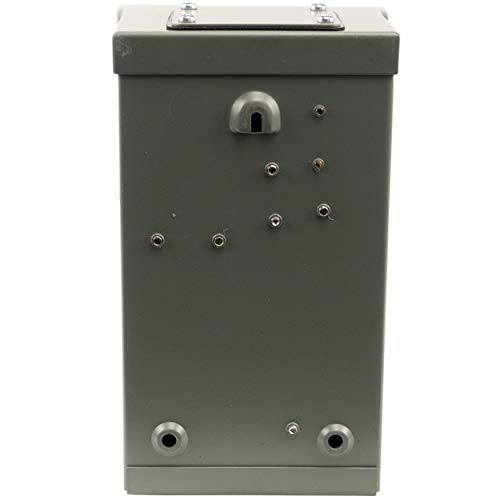 30 Amp Power Outlet Box with Breaker, Grey Connecticut Electric Parallax Power Supply (CESMPSC13-HR)