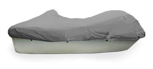 Taylor Made Products Semi-Custom Trailerite Boat Cover for Paddle Boats (Up to 7'8" Center Line Length / 65" Beam (5 Seater), Gray Coated Poly)