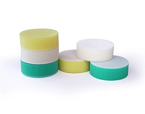 3” Maxshine Hook and Loop Foam Polishing Pads Kit – Specially Designed for Polishing Small Areas, Comes with 6 Pieces of Pads for Cutting, Polishing, Finishing (2 Piece Each)