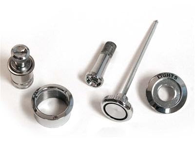 1967-1968 Deluxe Dash Bezel & Knob Kit Scott Drake C7ZZ-10852-K