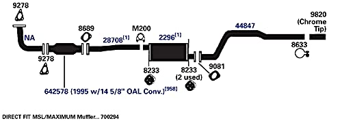 Exhaust Pipe AP Exhaust Products 44847