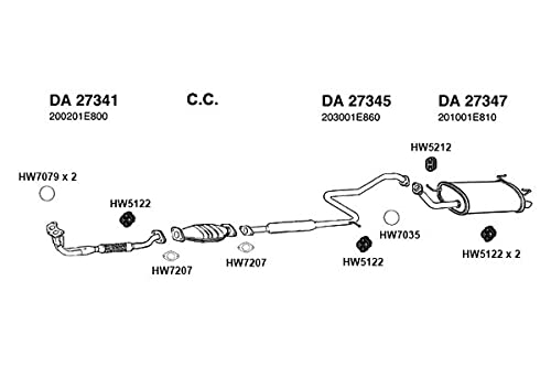 HW7035 Ansa - Exhaust Pipe Flange Gasket