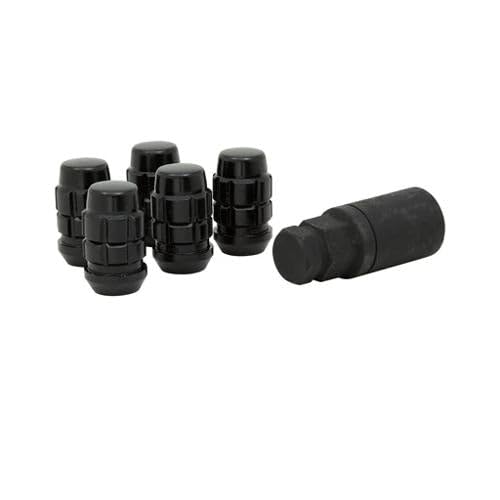 Gorilla Automotive 71641NBC5 American Accessories Lock Acorn 14-1.50 Blk 5Pk