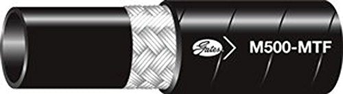 Gates Synthetic Rubber 8M500-MTFXREEL Hydraulic Wire Braid Hose, MegaTuff, 220' Length, 0.5" ID, 500 Working PSI, 40°F to +212°F Temperature Range