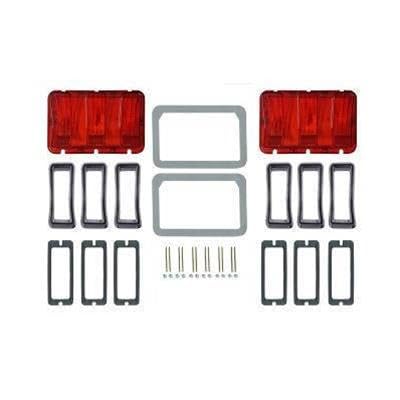 KIT-ELC-6-DLX Scott Drake Concours Taillight Bezel & Lens Master Kit