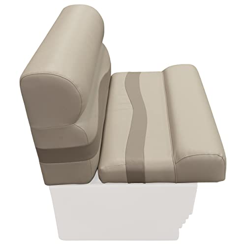 Premier Series Wise BM1144-1749 Pontoon 36" Bench Seat Cushion Set, Mocha Java/Café/Mushroom