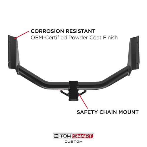 TowSmart Class III Custom Trailer Hitch – Fits 2011–2026 Dodge Durango, 2012-2021 Jeep Grand Cherokee, 2022 Grand Cherokee WK – 2” Receiver – 6,000 lb. GTW
