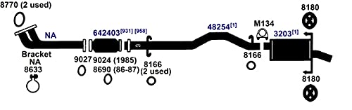Exhaust Gasket AP Exhaust 8690