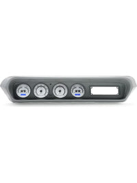 Dakota Digital VHX-64P-GTO-S-B Analog Dash Gauge System Compatible with 1964-67 Pontiac GTO Lemans Tempest Silver Alloy Blue Backlighting