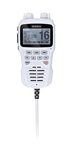 UM725 Series Marine VHF Radios Uniden UMRMIC Remote Microphone - White