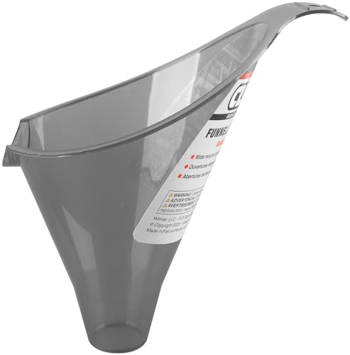Easy-Fill Performance Tool W4056 Clear View Funnel - 1/2 Pint, Shallow Spout for Radiators and Fluids