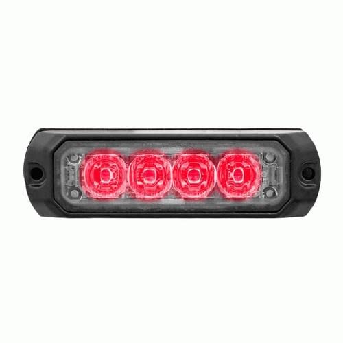 Heise Red Single Color Marker Lights - 3.8 Inch - 4 Led