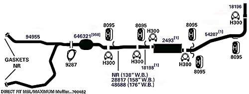 Exhaust Pipe New for E-350 Super Duty