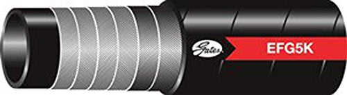 Gates Synthetic Rubber 32EFG5KXCTN Spiral Wire Hose, SAE 100R13, 50' Length, 2" ID, 5000 Working PSI, 40°F to +250°F Temperature Range