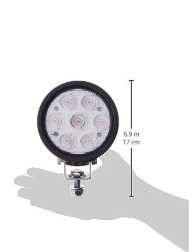 9121451 Vision X Lighting Amber/Black 4" Round 3W Wide LED Flood Light