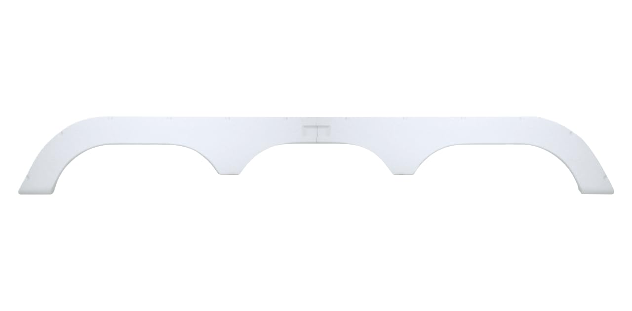 Polar White ICON 01900 Triple Axle Fender Skirt FS1900 for Fleetwood