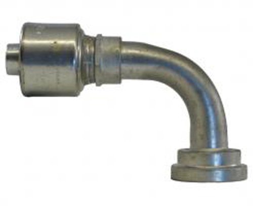 Gates GL Couplings 12GL-16FL90S, Code 61 O-Ring Flange, 90 Bent Tube, 3/4" ID