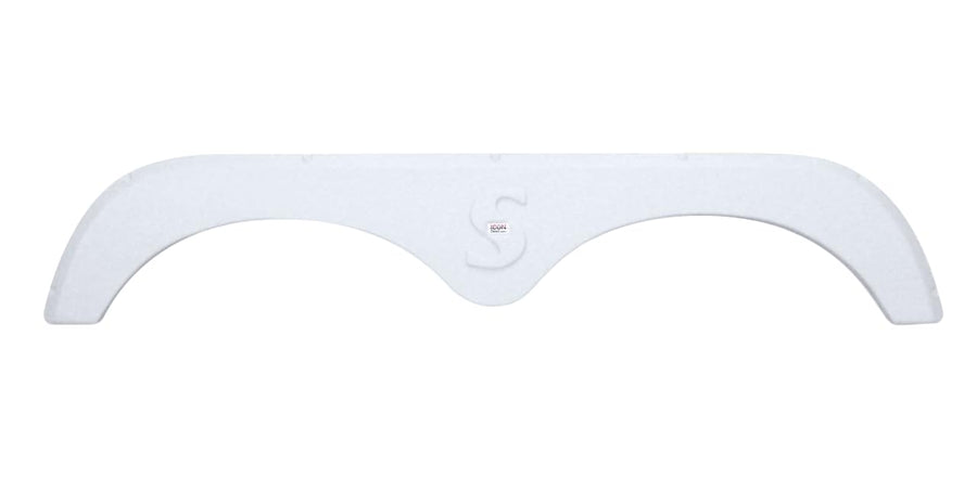 Tandem Axle Fender Skirt ICON 01944 for Forest River Surveyor - Polar White
