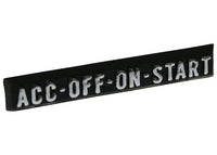 Ignition Start Plate Brothers Trucks BR10030