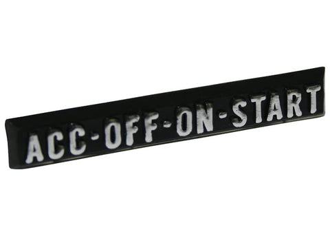 Ignition Start Plate Brothers Trucks BR10030