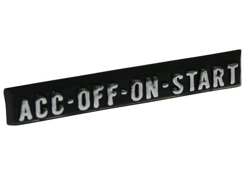 Ignition Start Plate Brothers Trucks BR10030