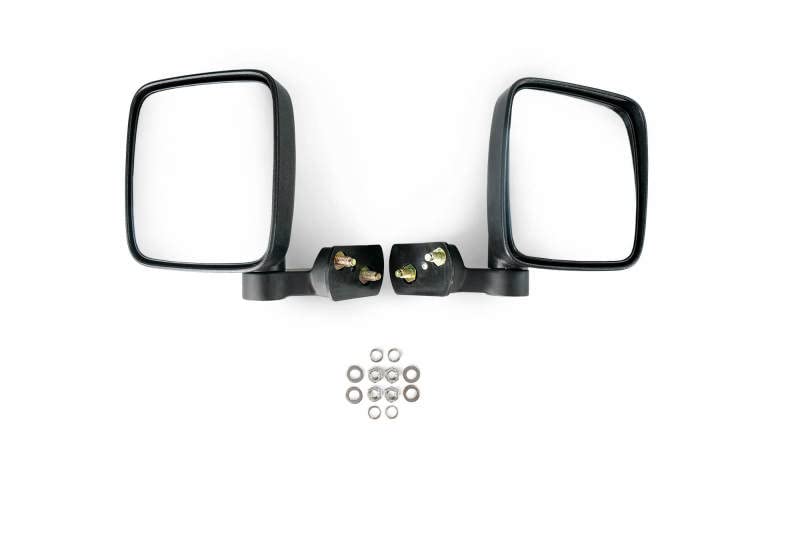 Half Door DV8 Offroad with Aluminum Mesh; Rear HDJL-01R