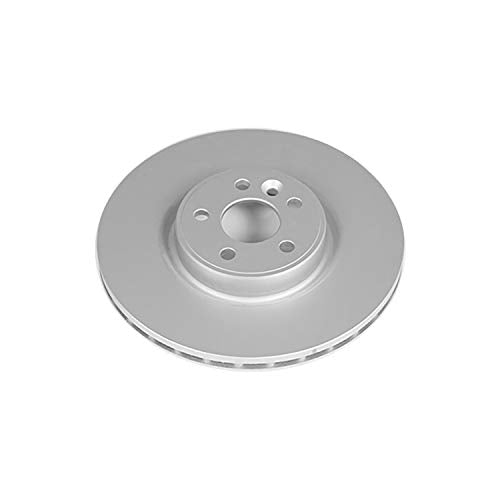Power Stop front EBR1002EVC Evolution Genuine Geomet® Coated Brake Rotor For Volvo S60 2012-2018, Volvo S80 2007-2016, Volvo V60 2015-2018, Volvo XC70 2008-2016 [Model Specific]