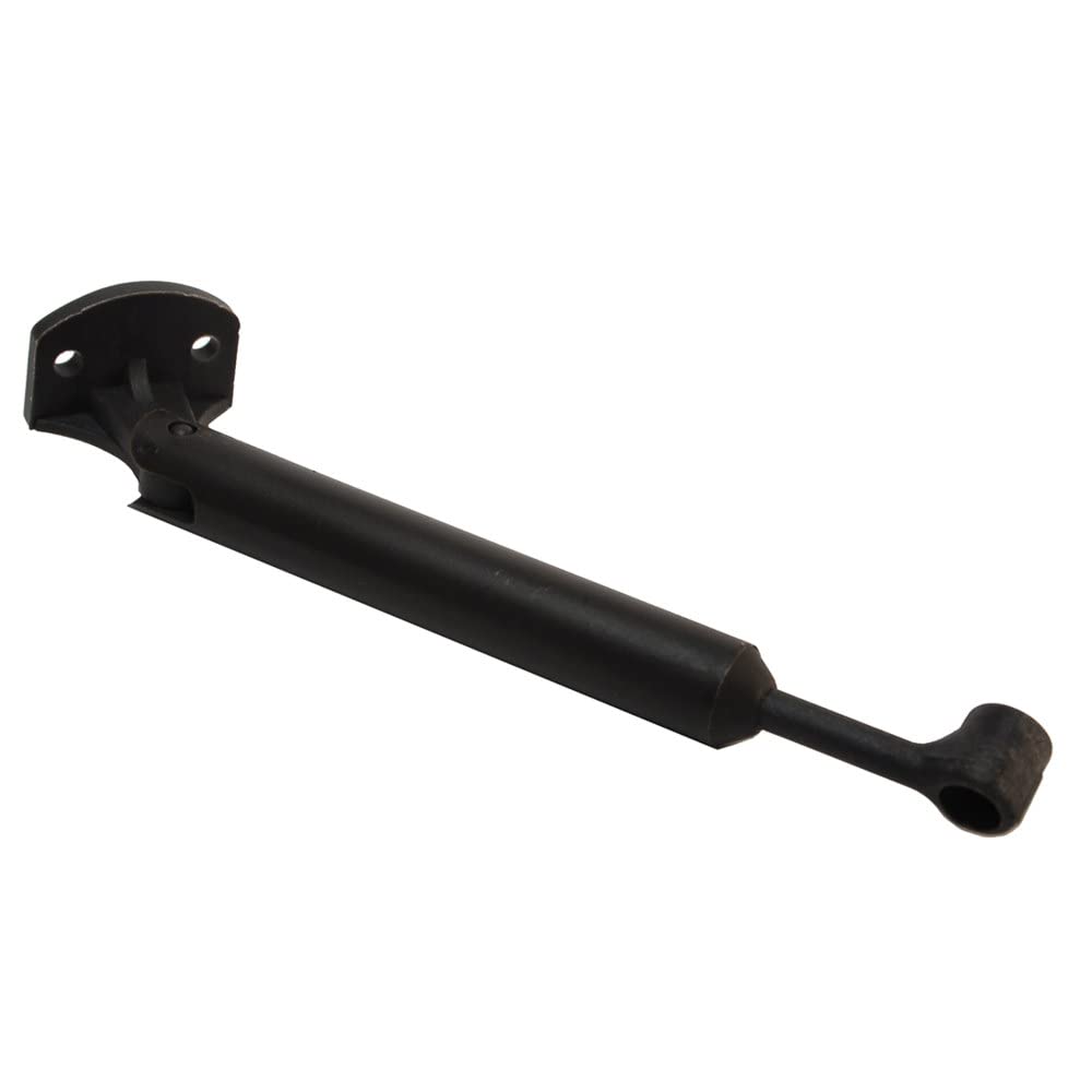 Door Support Strut RV Designer H277, Plastic, Spring-Loaded, 6-1/4 inch, 2 Per Pack, Cabinet Hardware, Black